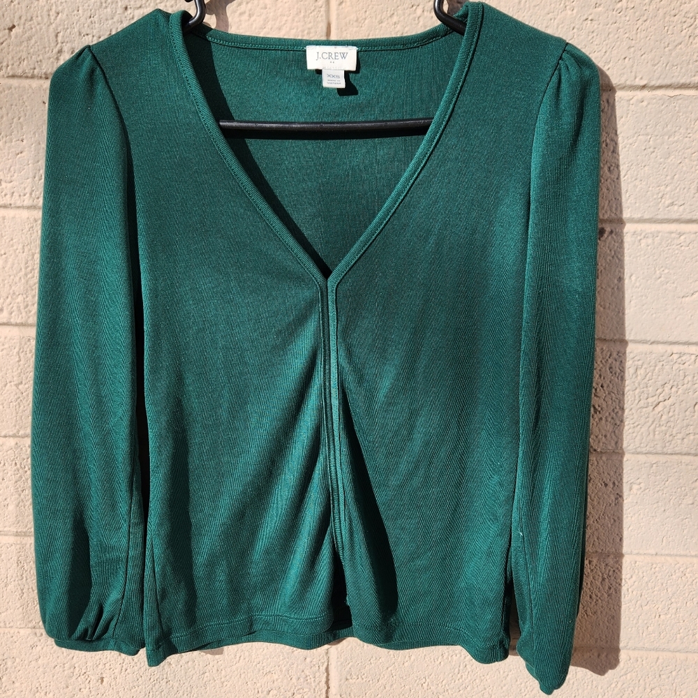 Jcrew green longsleeve